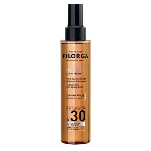 Filorga - UV-Bronze Body SPF30 - Olio Solare Anti-Età Acceleratore di Abbronzatura - 150ml