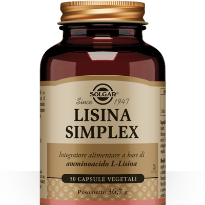 Solgar - lisina simplex - 50 capsule vegetali