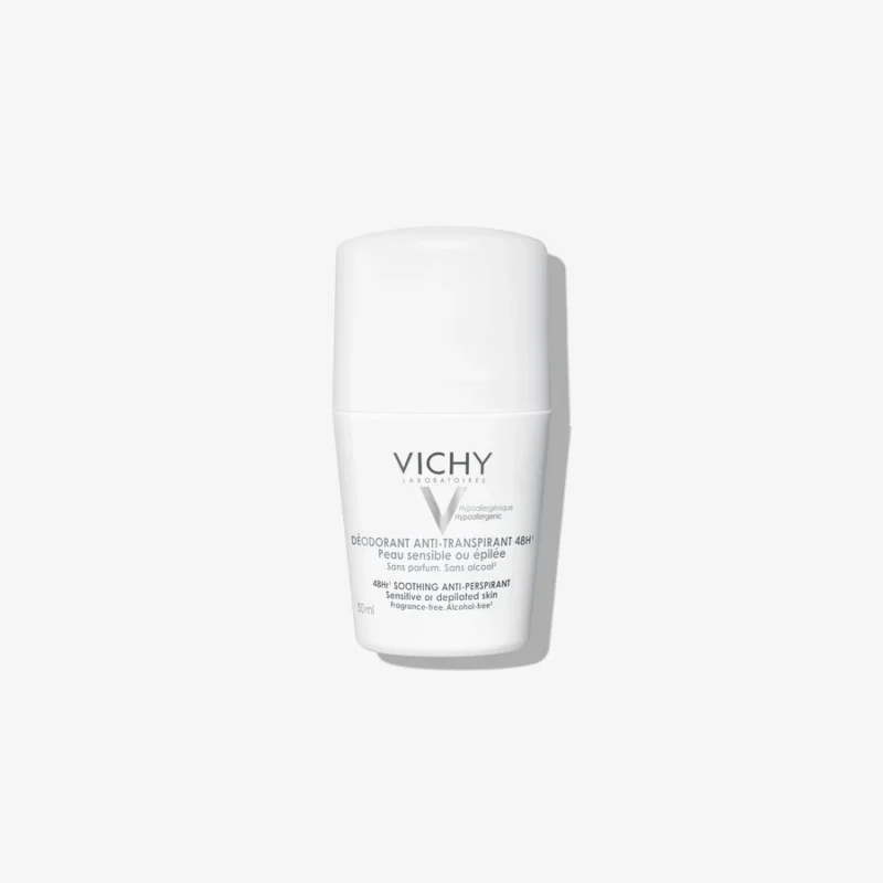 Vichy - Deodorante Antitraspirante 48h Roll-On con Effetto Lenitivo - 50ml