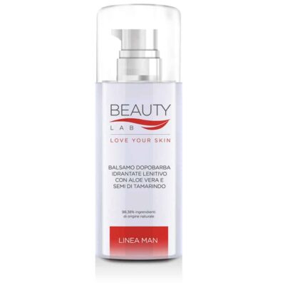 Beauty Lab - linea Man - Balsamo dopobarba idratante lenitivo