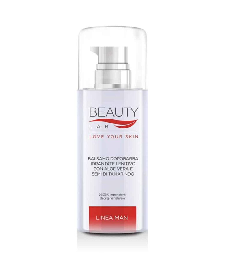 Beauty Lab - linea Man - Balsamo dopobarba idratante lenitivo