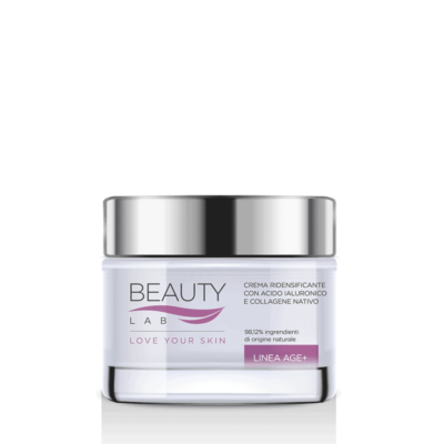 Beauty Lab – linea Age+ – crema Ridensificante con Acido Ialuronico e Collagene nativo