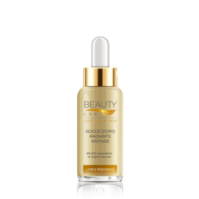 Beauty Lab – linea Radiance – siero radiante gocce d’oro