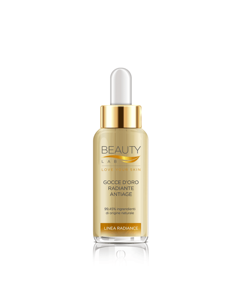 Beauty Lab – linea Radiance – siero radiante gocce d’oro