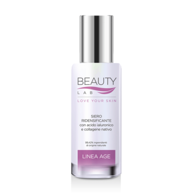 Beauty Lab - linea Age - siero ridensificante ac. ialuronico + collagene