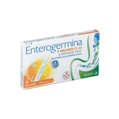 Enterogermina 4 Miliardi - Sospensione Orale - 10 Flaconcini da 5ml