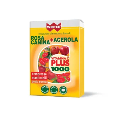 Winter Vitamin C Plus 1000 Rosa canina + Acerola - 30 compresse masticabili