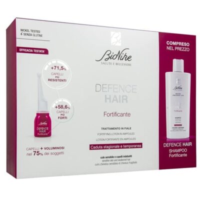Bionike - Defence Hair - Fortificante 21 Fiale x 6ml + Shampoo - 200ml