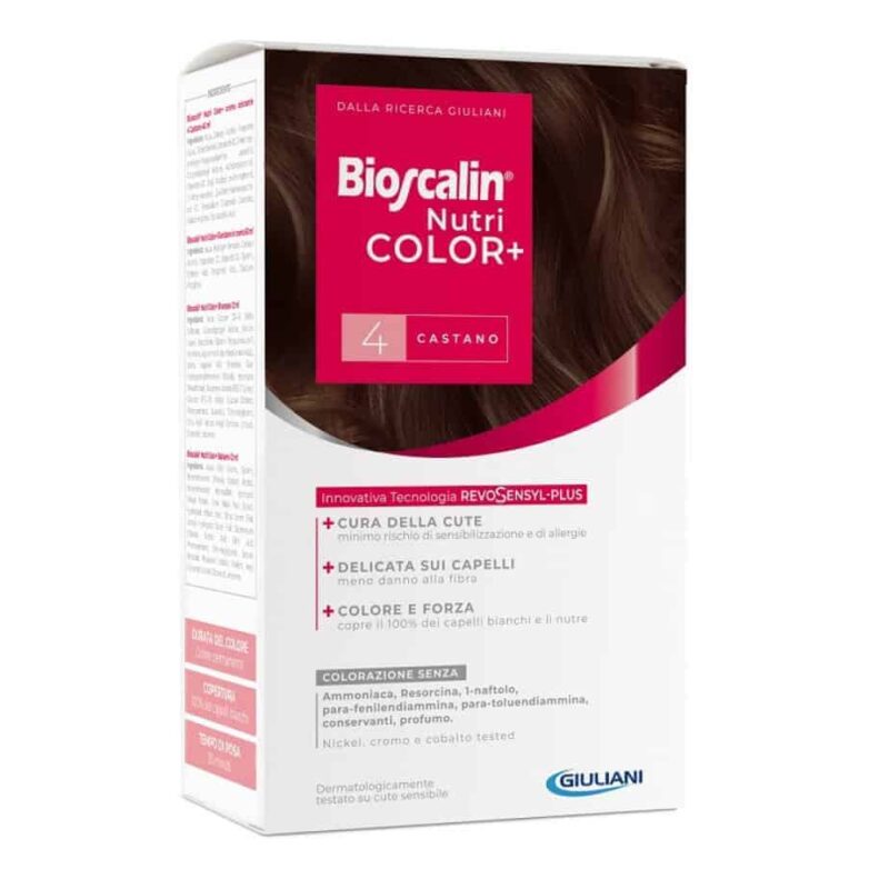 Bioscalin - Nutricolor Plus Tinta Capelli - 4 CASTANO