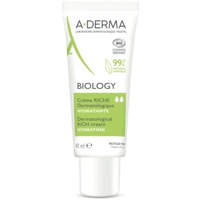 Aderma - Biology Crema Ricca Dermatologica Idratante 40ml