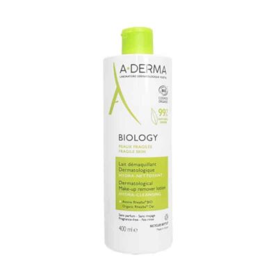 A-derma - Biology - Latte Struccante Dermatologico Idra-Detergente - 400ml
