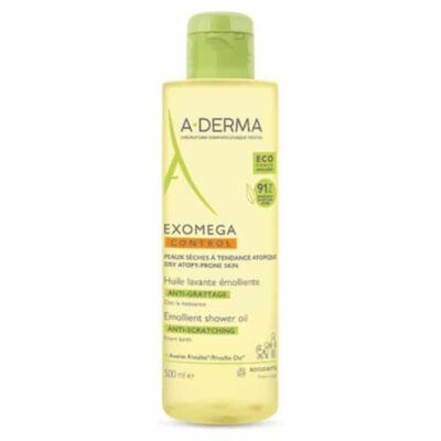 A-derma - Exomega Control - Olio Lavante Emolliente Pelle Secca - 500ml