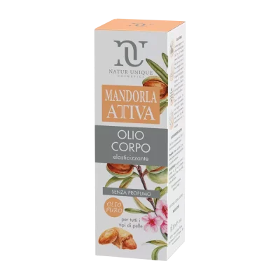 Natur Unique - Mandorla Attiva - Olio Corpo Elasticizzante Senza Profumo - 200ml