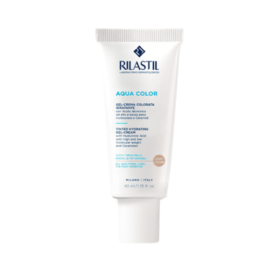 Rilastil - Aqua Color Gel-Crema Colorata Idratante 40ml