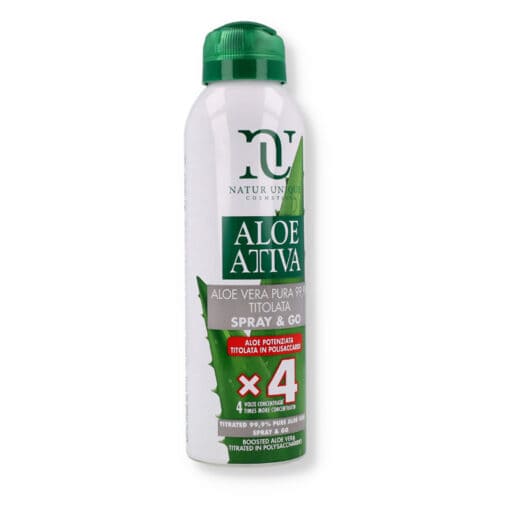 Natur Unique - Spray&Go Aloe Attiva Aloe Vera Pura 99,9% Titolata Spray&Go 150ml