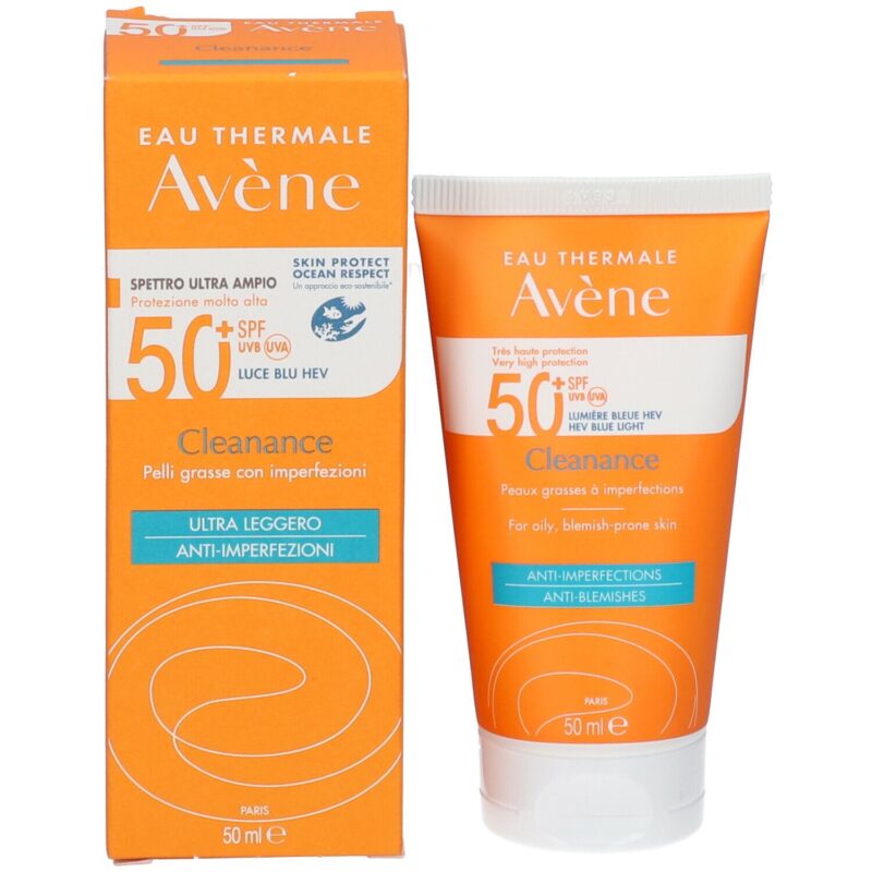 AVENE solaire cleanance pelli grasse con imperfezioni SPF50+ 50ml