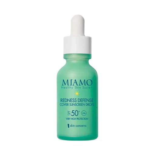 Miamo - Skin Concerns Redness Defense Cover Sunscreen Drops Siero Protettivo Antiossidante SPF50+ 30ml