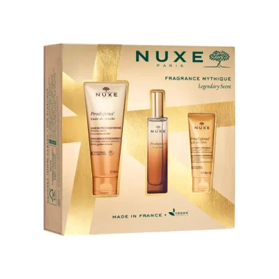 Nuxe - Cofanetto Fragrance Mythique - Prodigieux Olio Doccia 100ml + Profumo 30ml + Latte profumato 30ml