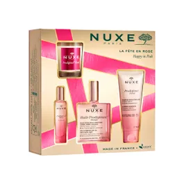 Nuxe - Cofanetto La Fete en Rose - Huile Prodigieuse Florale 100ml + Profumo 15ml + Gel Doccia 100ml