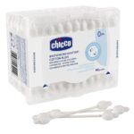 Chicco Bastoncini Ovattati con Protezione per Timpani - 90 Pezzi