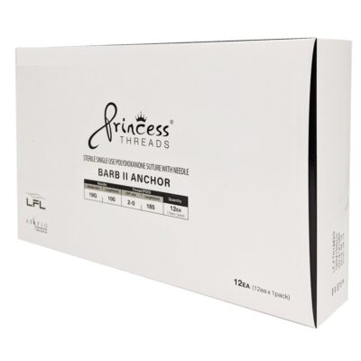Croma - Princess threads BARB II ANCHOR cannula (12 pezzi)