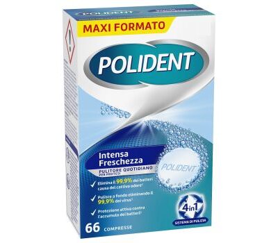 POLIDENT pulitore quotidiano per protesi 66 compresse