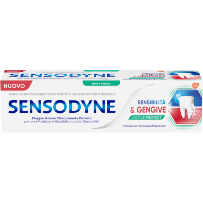 Sensodyne - Dentifricio Sensibilità e Gengive Active Protect 75ml