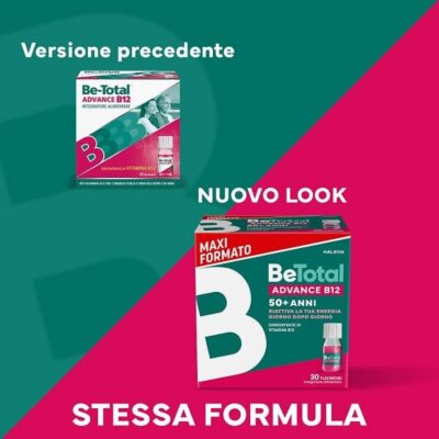 BeTotal Advance B12 50+ Anni - 30 Flaconcini