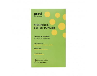 Goovi - Stronger, Better, Longer - Integratore Capelli e Unghie 24 Stick