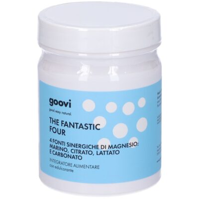 Goovi The Fantastic Four 4 Fonti Sinergiche di Magnesio Integratore - 150g