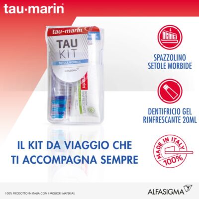 Tau-Marin - Tau-Kit Setole Morbide Spazzolino + Dentifricio 20ml