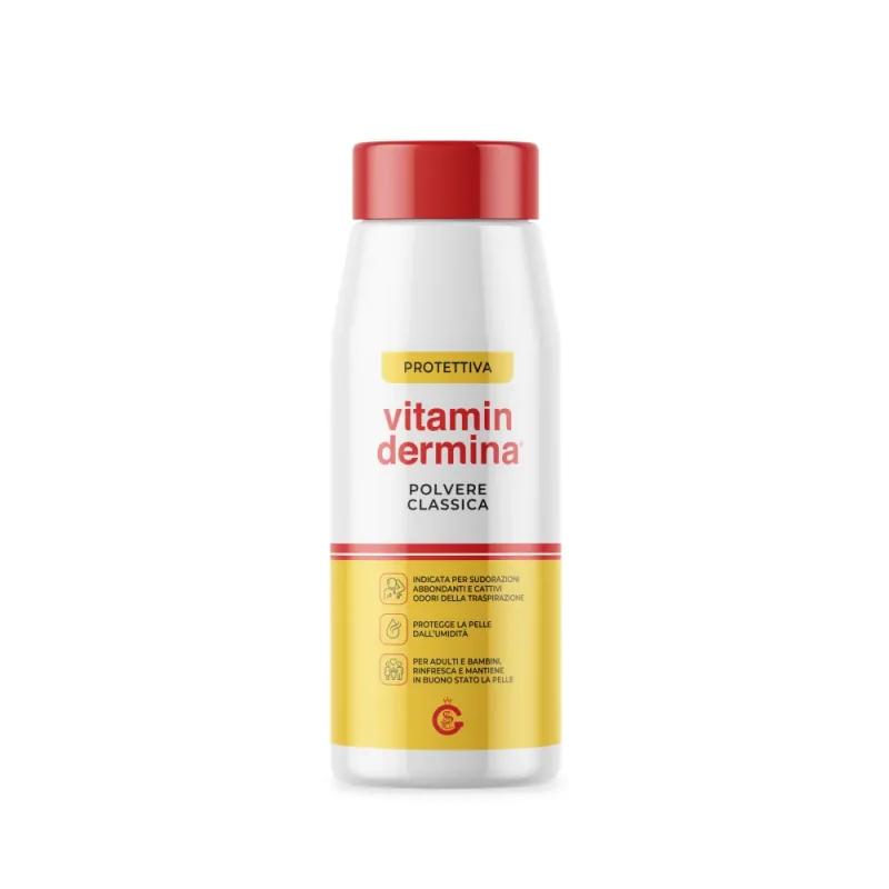 Vitamindermina - Polvere Assorbente Protettiva Deodorante Rinfrescante 100g