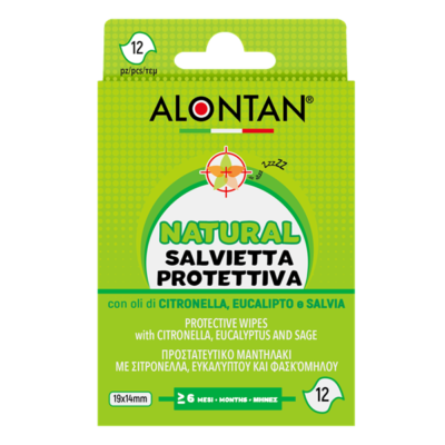 ALONTAN Natural salvietta protettiva 12 salviette