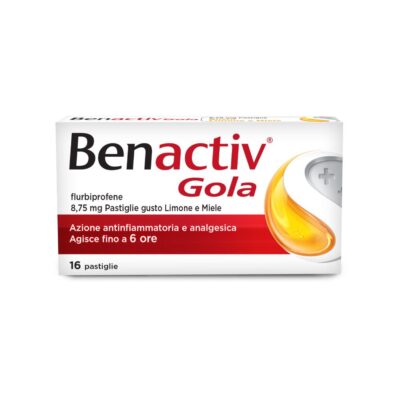 Benactiv Gola Gusto Limone e Miele - 16 Pastiglie