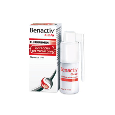 Benactiv Gola - Spray Mucosa 15ml 0,25%