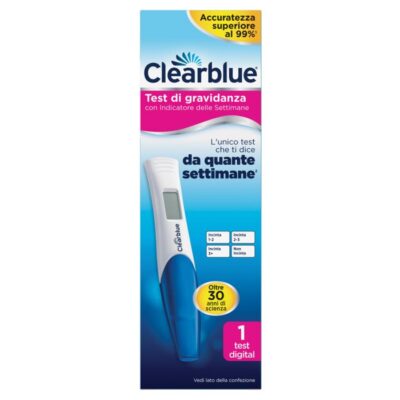 CLEARBLUE test di gravidanza con indicatore delle Settimane 1 test