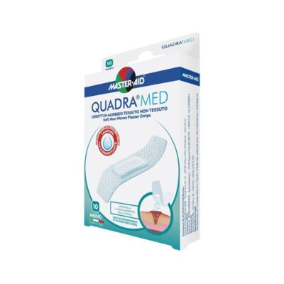 MASTER-AID Quadra Med cerotti in morbido tessuto non tessuto Medio - 10 cerotti