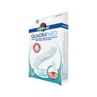 MASTER-AID Quadra Med cerotti in morbido tessuto non tessuto Medio 78x20 mm - 20 cerotti