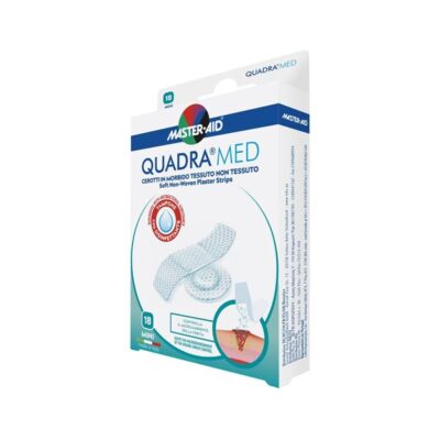 MASTER-AID Quadra Med cerotti in morbido tessuto non tessuto Mini 45x12,7 25 mm - 18 cerotti