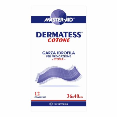 Master-Aid - Dermatess Garza Idrofila Sterile in Cotone 36x40cm 12pz