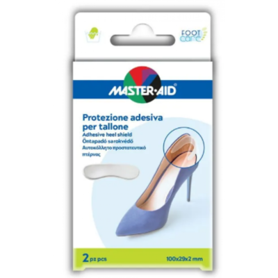 Master-Aid - Footcare Protezione Adesiva Tallone Trasparente A4 2pz
