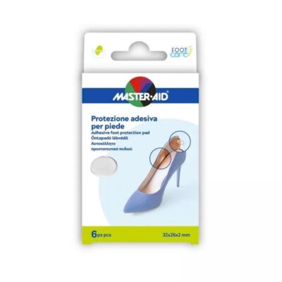 Master-Aid - Footcare Protezione Adesiva Tallone Trasparente Mix A5 6pz