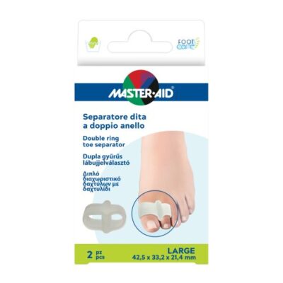 Master-Aid - Footcare Separatore Dita a Doppio Anello Large C11 2pz