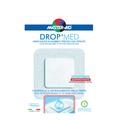 Master-Aid – Drop Med Cerotto Traspirante con Disinfettante 10x10