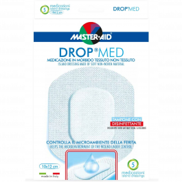Master-Aid – Drop Med Cerotto Traspirante con Disinfettante 10x12