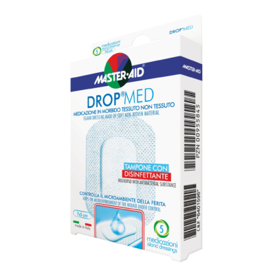 Master-Aid – Drop Med Cerotto Traspirante con Disinfettante 7x5