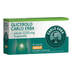Carlo Erba Glicerolo Adulti 2250mg - 18 supposte 1+1 omaggio