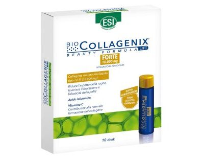 Esi - Biocollagenix Forte Integratore di Collagene Anti-Invecchiamento 10 Flaconcini