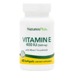 Natures Plus Vitamina E 400 IU (268mg) - 60 softgels