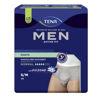 Tena Men Active Fit Pants Normal S M - 9 pezzi